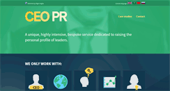 Desktop Screenshot of ceo-pr.com